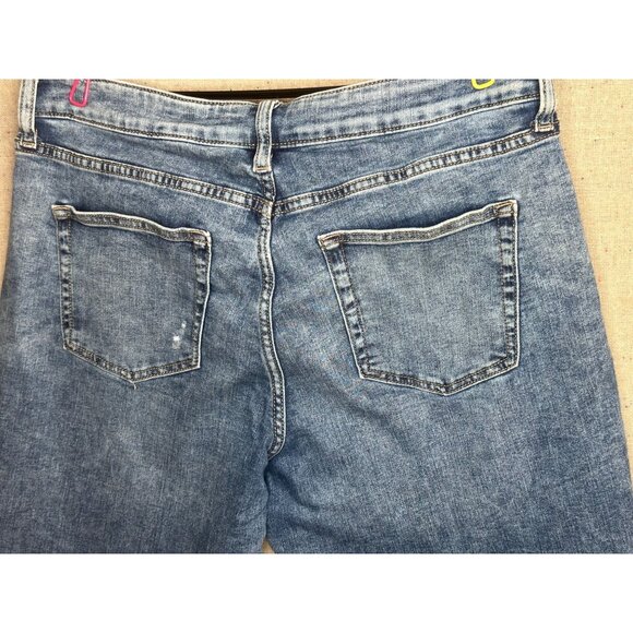St. Johns Bay Girlfriend Fit Womens Light Blue Denim Jeans Sz 14 - Picture 5 of 9
